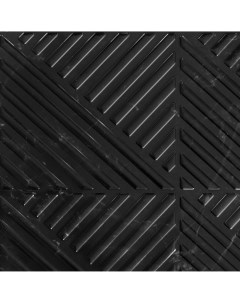 Стеновая панель ПВХ Мрамор Антико черный 1000x600x4 мм 0 6 м Grace