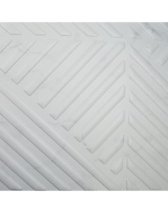 Стеновая панель ПВХ Мрамор Антико белый 1000x600x4 мм 0 6 м Grace