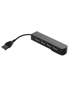 Хаб USB CR 2406 USB 4 ports Black Ritmix