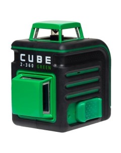 Лазерный уровень CUBE 2 360 Green Ultimate Edition до20м 3 10мм м 4 535нм зеленый луч IP54 Ada