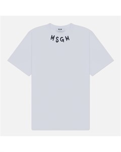 Мужская футболка Collar Brush Stroke Print Msgm