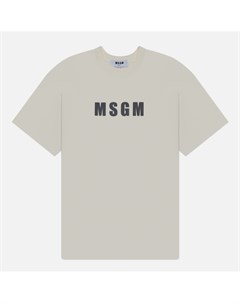 Мужская футболка Macrologo Print Msgm