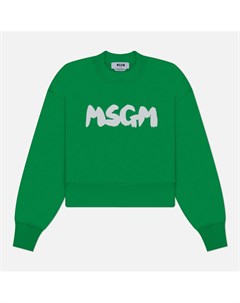 Женская толстовка New Logo Brush Print Msgm