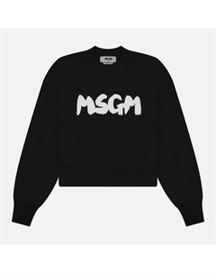 Женская толстовка New Logo Brush Print Msgm