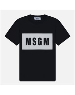 Женская футболка Box Logo Msgm
