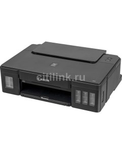 Принтер струйный Pixma G1411 цветная печать A4 цвет черный Canon