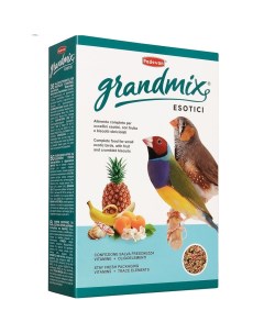 Grandmix Esotici корм для экзотических птиц Злаковое ассорти 400 гр Padovan