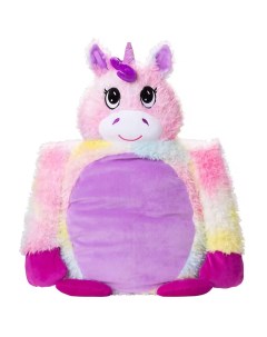 Мягконабивная игрушка обнимашка антистресс Радужный единорог Little big hugs