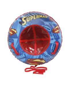 Тюбинг Супермен надувные сани материал глянцевый пвх 85 см 1toy