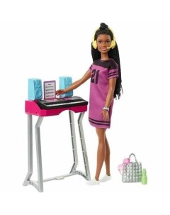 Игровой набор с куклой Музыкальная студия для Barbie из Бруклина Mattel