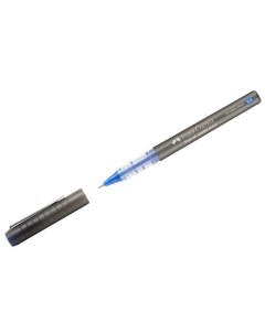 Ручка роллер одноразовая Faber Castell Free Ink Needle синяя 0 5мм Республика