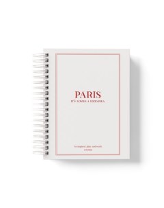 Ежедневник Paris недатированный на год в мягкой обложке Soft touch Omarie