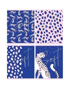 Тетрадь Bright&Soft, в клетку, 48 листов, А5, в ассортименте Meshu