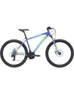 Велосипед взрослый Hunter 27 2 D насыщенный синий голубой металлик 18 HQ 0009928 Stark