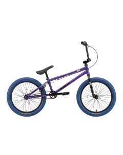 Велосипед взрослый Madness BMX 4 серо фиолетовый черный темно синий HQ 0014148 Stark