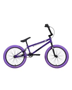 Велосипед взрослый Madness BMX 4 серо фиолетовый черный фиолетовый HQ 0014376 Stark