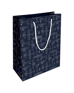 Пакет подарочный Brave бумажный, 25 х 32 см, самолеты Be smart