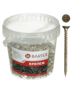 Саморез универсальный диаметр 5х50 мм 200 шт оцинкованный банка Bartex