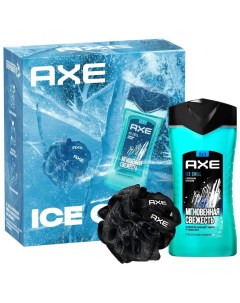Набор подарочный для мужчин Ice Chill гель для душа шампунь 250 мл мочалка Axe