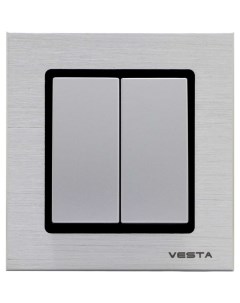 Двухклавишный выключатель Vesta electric