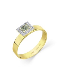 Кольцо с сапфирами и бриллиантами из жёлтого золота Мастер бриллиант