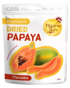 Папайя сушеная 100 г Filipino sun