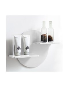 Полочка для ванной комнаты Stein AS1656 белая матовая Abber