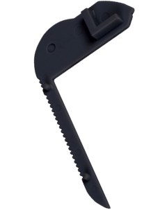 Правая боковая глухая заглушка для алюминиевого профиля DL18508 Black Donolux