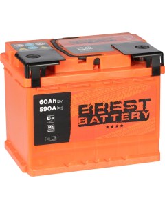 Автомобильный аккумулятор 60 Ач обратная полярность L2 Brest battery