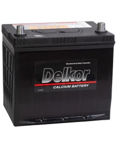 Автомобильный аккумулятор 65 Ач обратная полярность D23L Delkor
