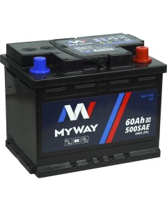 Автомобильный аккумулятор 60 Ач обратная полярность L2 Myway