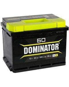 Автомобильный аккумулятор 60 Ач прямая полярность L2 Dominator