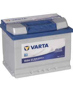 Автомобильный аккумулятор Blue Dynamic D24 60 Ач обратная полярность L2 Varta
