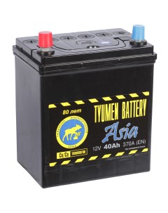 Автомобильный аккумулятор Asia 40 Ач прямая полярность B19R Tyumen battery