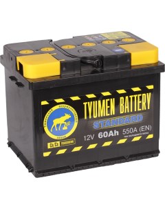 Автомобильный аккумулятор Standard 60 Ач прямая полярность L2 Tyumen battery