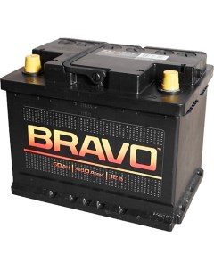 Автомобильный аккумулятор Bravo 60 Ач обратная полярность L2 Аком