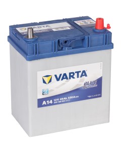 Автомобильный аккумулятор Blue Dynamic A14 40 Ач обратная полярность B19L Varta