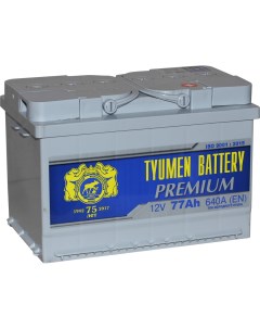 Автомобильный аккумулятор Premium 77 Ач обратная полярность L3 Tyumen battery