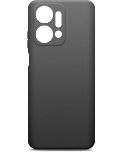 Чехол накладка для смартфона HONOR X7a силикон черный 71358 Borasco