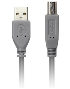 Кабель USB 2 0 Am USB 2 0 Bm 5м серый K 570 80 Smartbuy