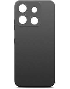 Чехол накладка для смартфона Infinix smart 7 HD силикон черный 71748 Borasco