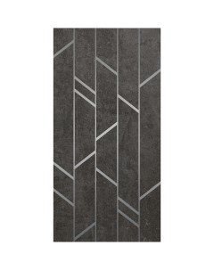 Плитка декор Альбано темная геометрия 600х300х9 мм Axima