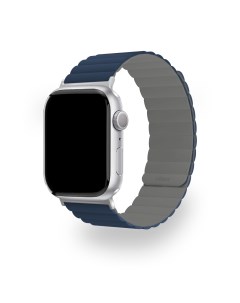 Ремешок Mode для Apple Watch 42 44 45 49 мм силиконовый цвет синий серый Ubear