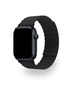Ремешок Mode для Apple Watch 42 44 45 49 мм силиконовый цвет черный Ubear