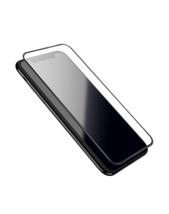 Защитное стекло для Apple iPhone 13 Pro Max анти отпечатки черная рамка Borofone
