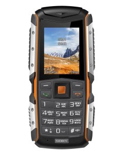 Мобильный телефон TM 513R черный оранжевый Texet