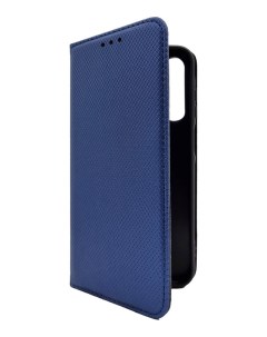 Чехол книжка на Samsung Galaxy A35 нейлон синий Brozo