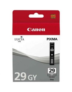 Картридж для струйного принтера PGI 29GY серый оригинал Canon