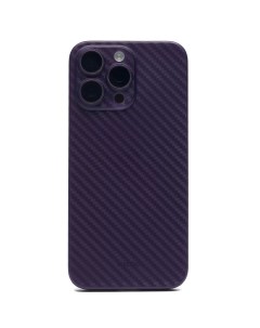 Чехол для iPhone 15 Pro Air Carbon Фиолетовый Kzdoo