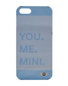 Чехол для iPhone 5S SE Hard Transparent Light Blue Mini